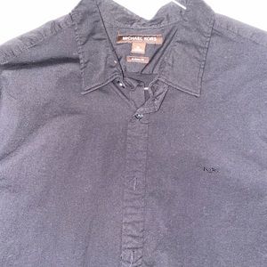 Navy Blue Michael Kors Button Up